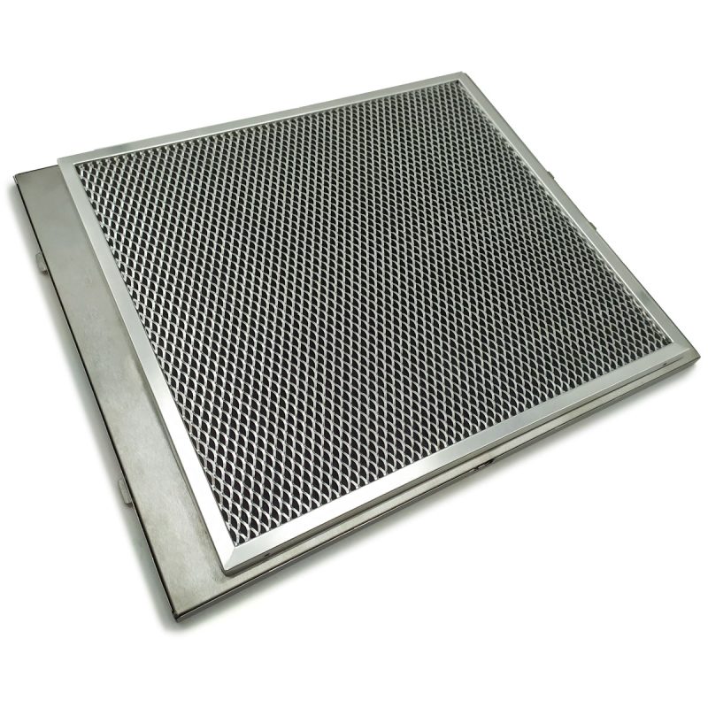 Baffle filter in 9mm thick AISI 304 or 430 stainless steel
