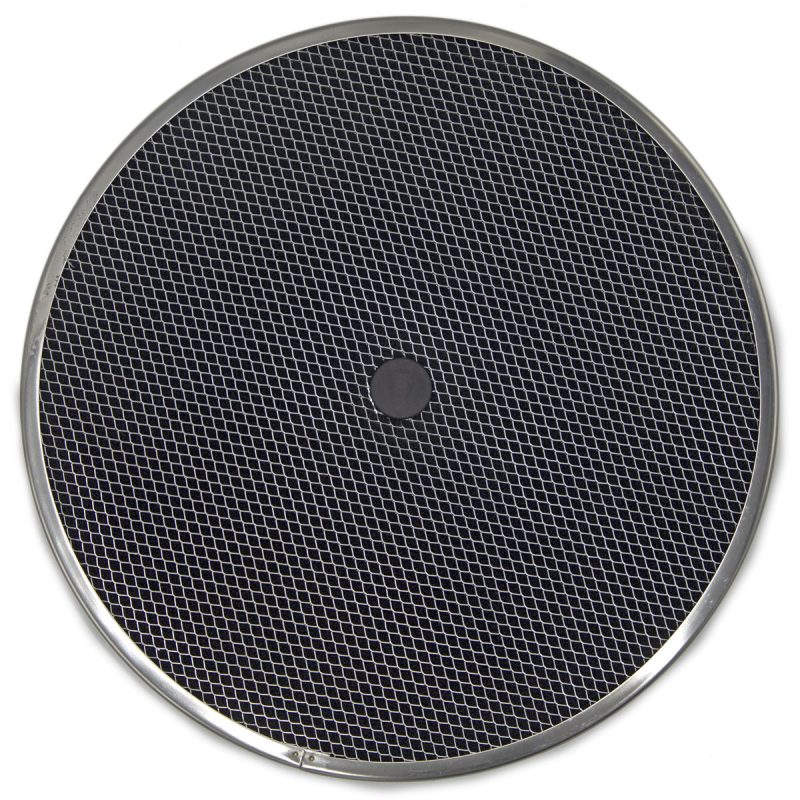 Charcoal filter with steel frame